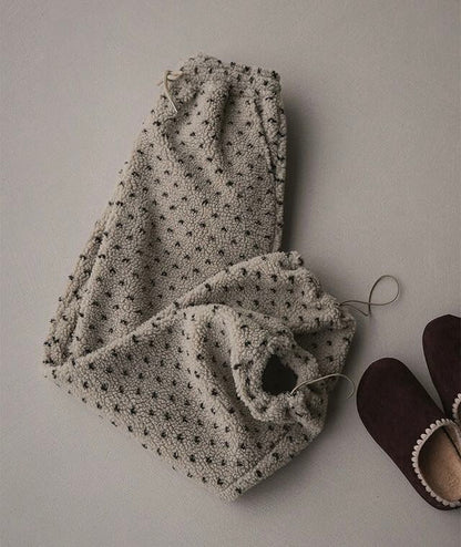 (DEC NEW) Heart Dumble Fur Pants