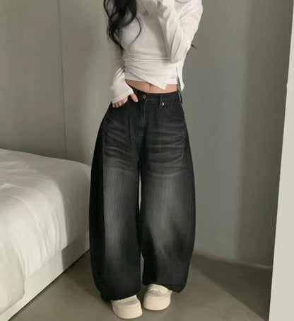 (BF NEW IN) Heaven Wash Out Black Pants