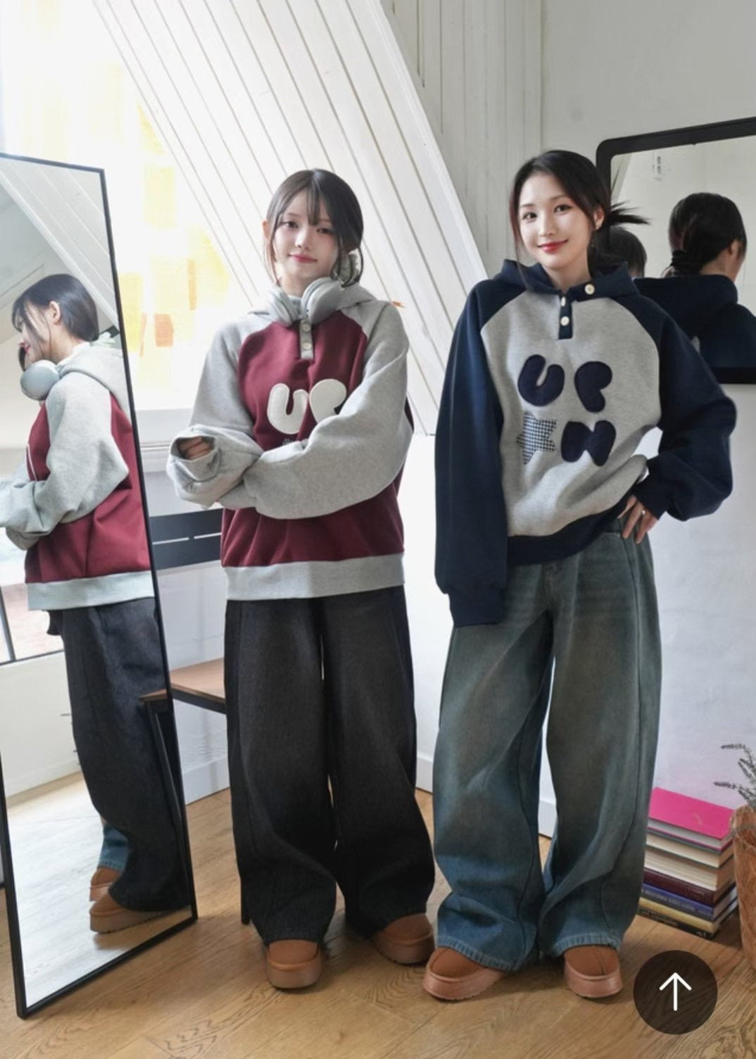 Up and On Letter Pad Hoodie