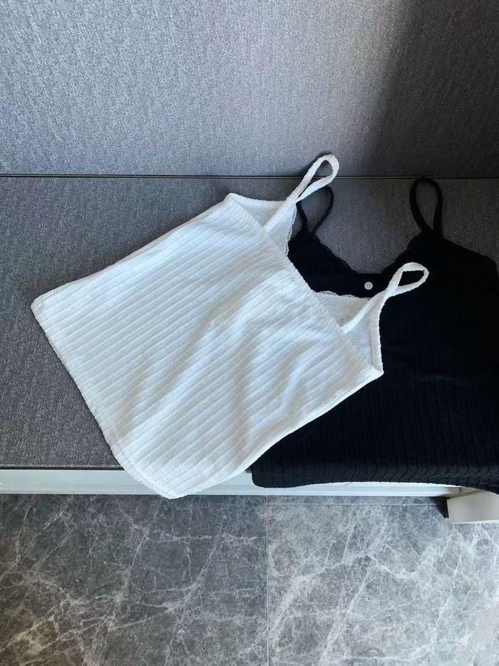 (Popular!!) Spring Sleeveless Lace Basic Tank Top