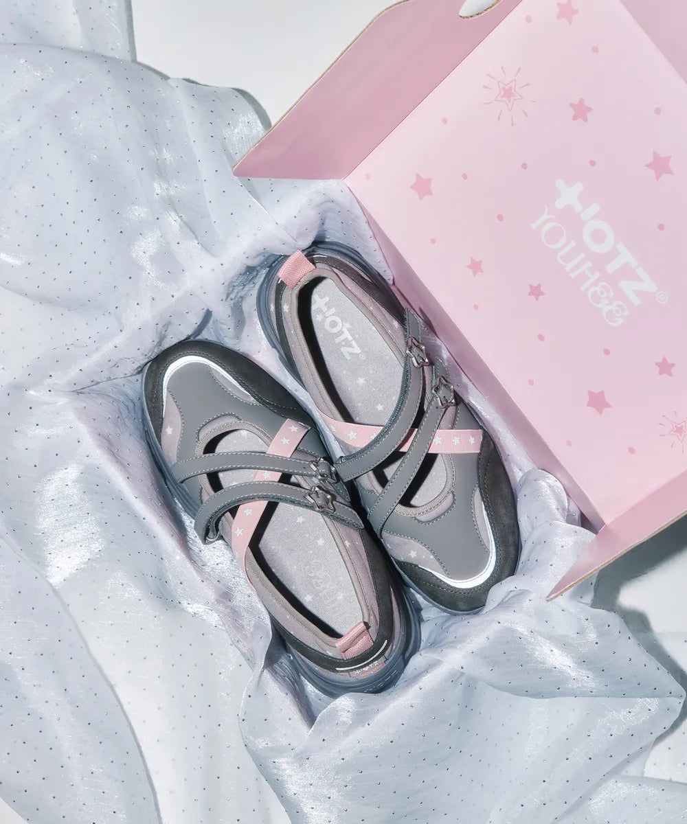 OTZ x YOUHEE LOMITA PLATFORM STAR MARYJANE SHOES_GREY