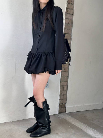 (DEC NEW) Puff Ribbon Dress