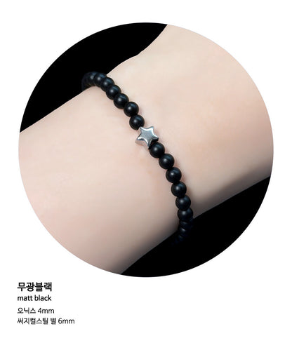[Melting Heart Club]Melting Stone Star Bracelet (7 Colors)