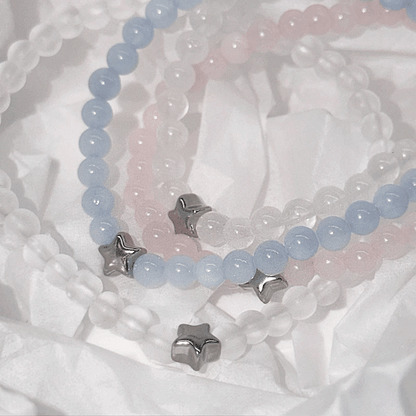 [Melting Heart Club]Melting Stone Star Bracelet (7 Colors)