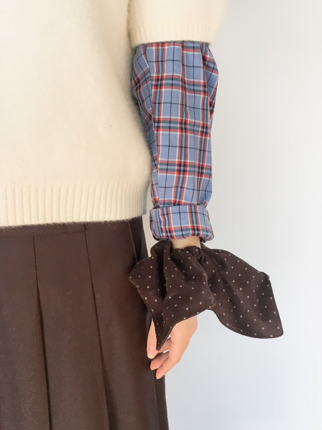 (XMAS PRESENT)  Half-Tight Square Scrunchie