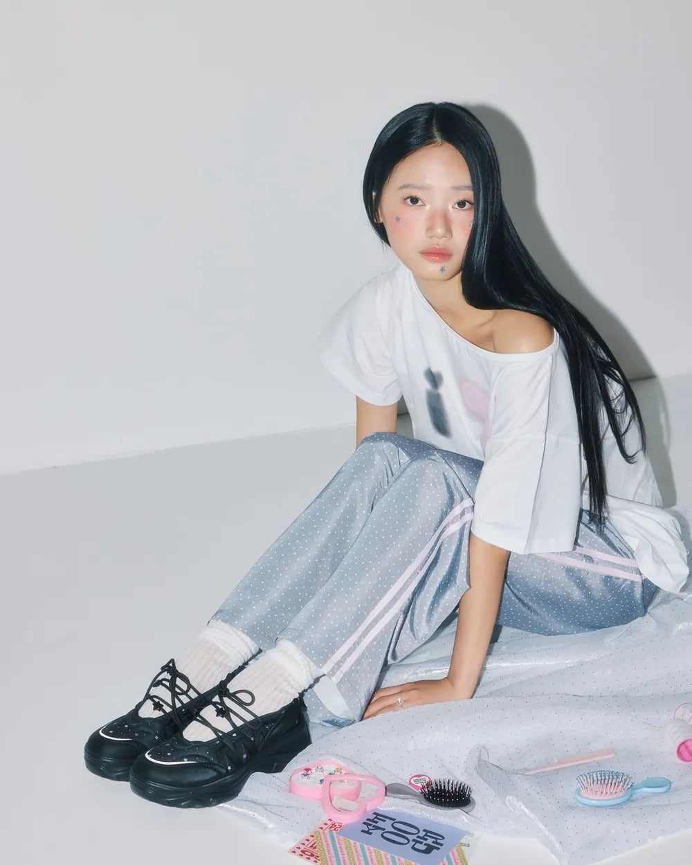 OTZ X YOUHEE PLATFORM BALLERINA STAR MARY JANE_BLACK