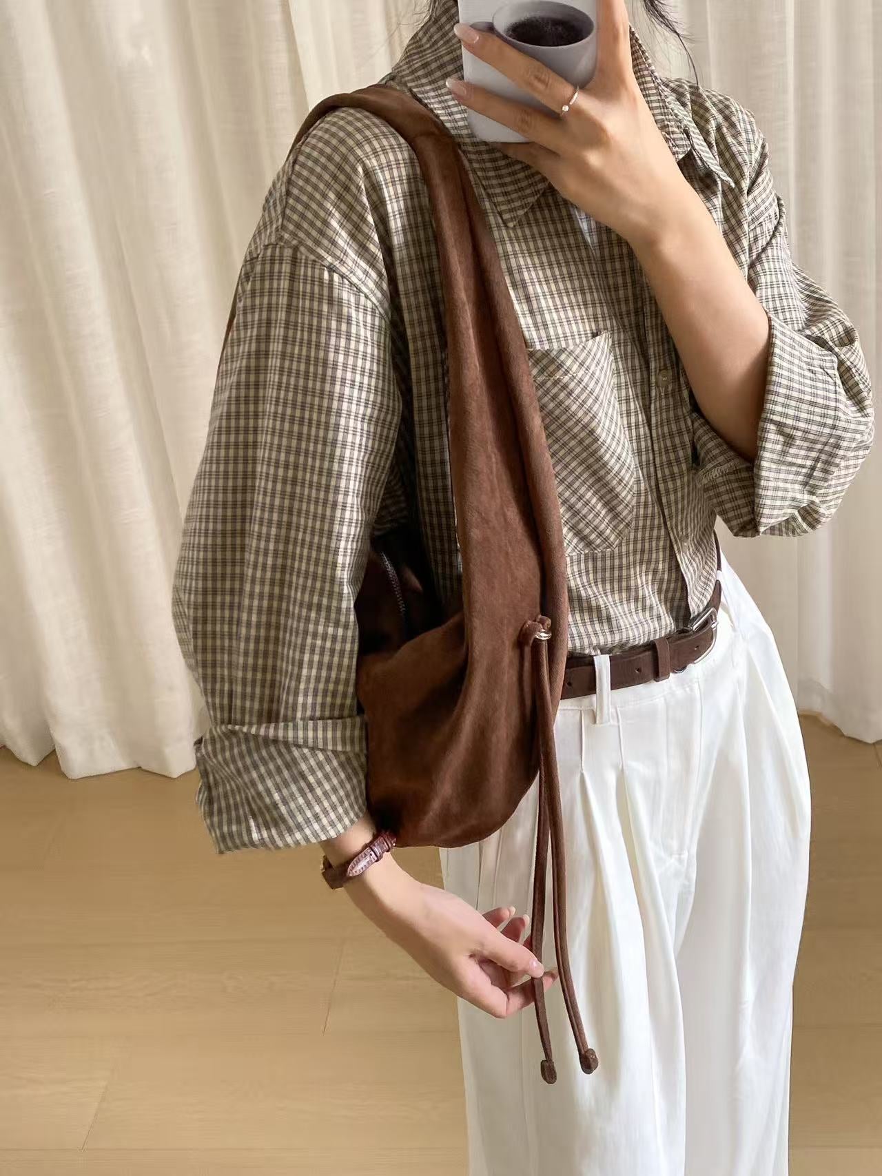 (BF NEW IN) Winter Croissant Ring bag