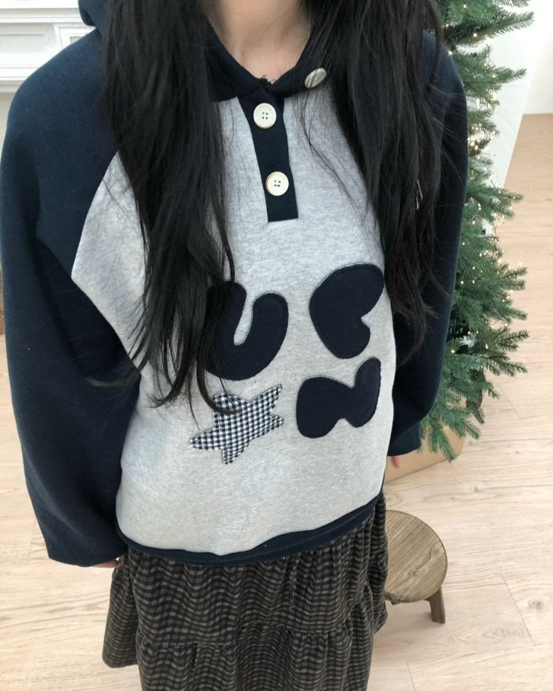 Up and On Letter Pad Hoodie