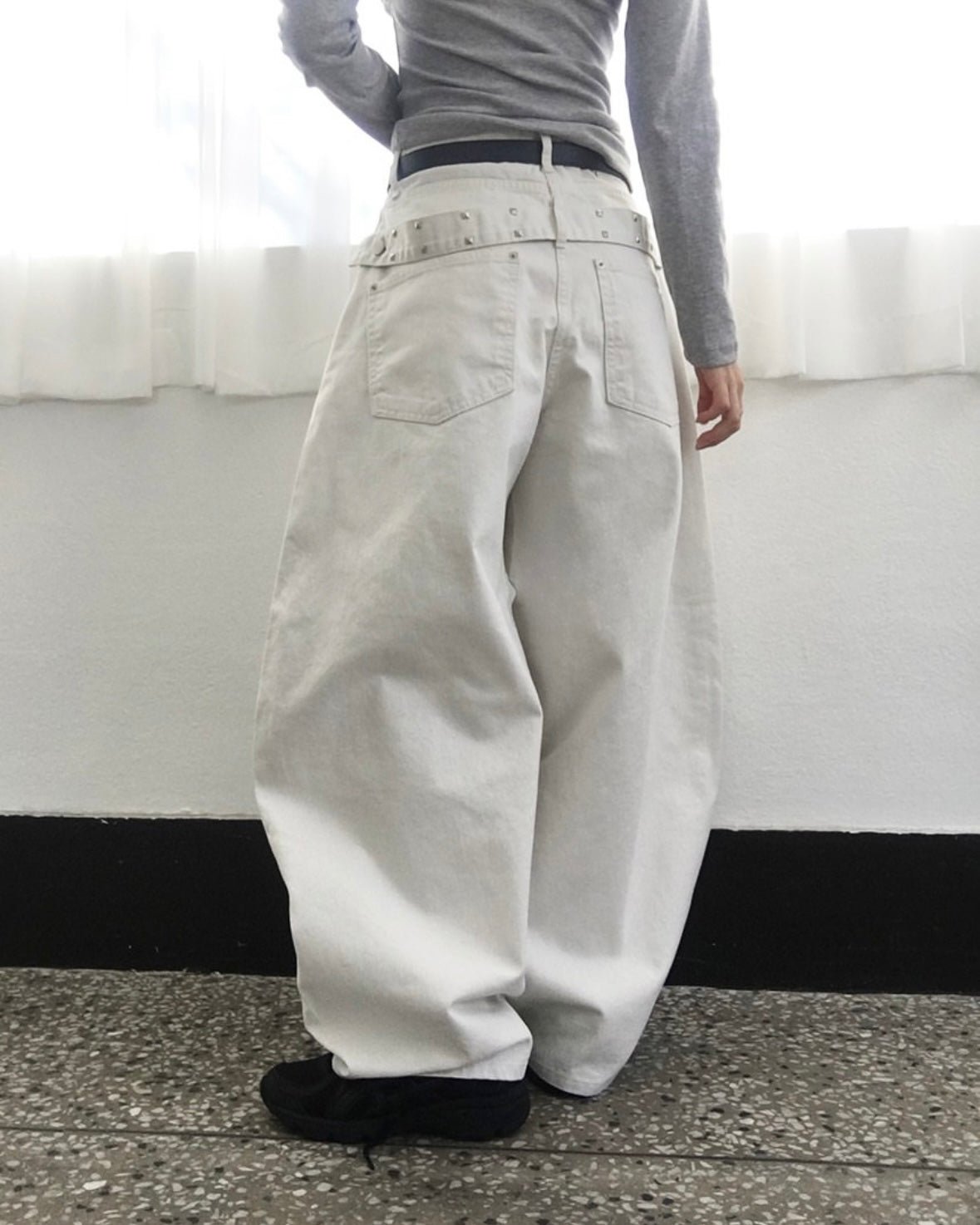 (BF NEW IN) Belted back pants