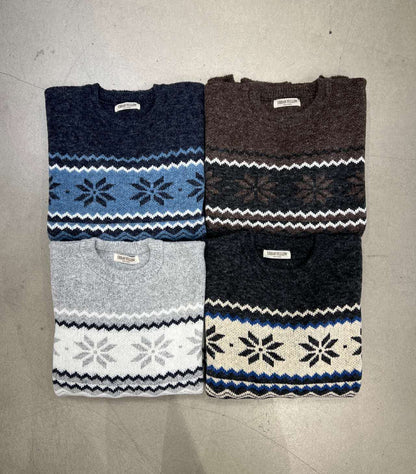 (Preorder) Unisex Snow Flower Knitwear