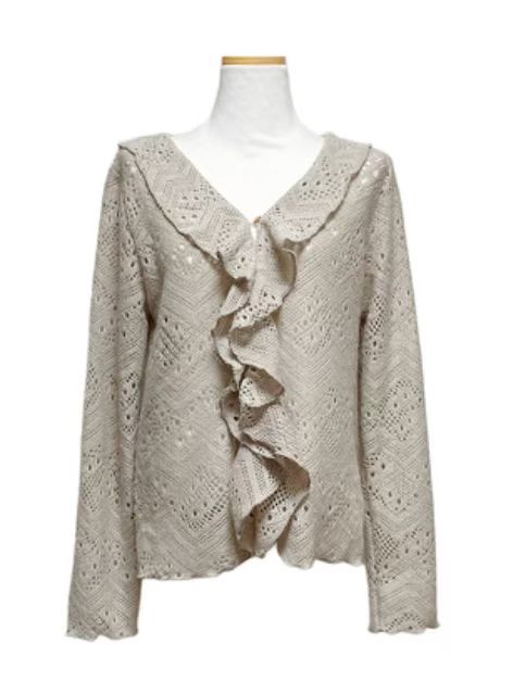 (Preorder) Ruffle Frill Cardigan