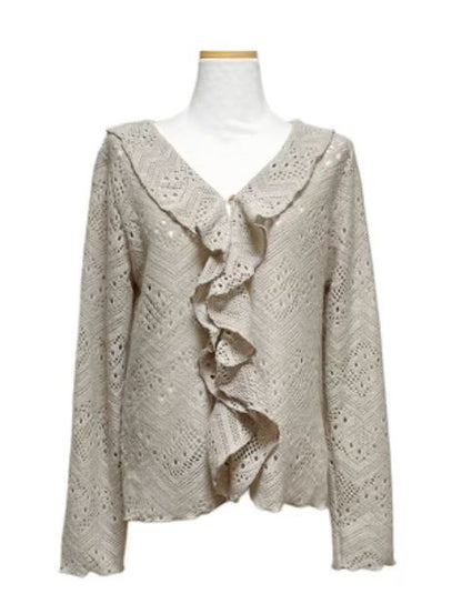 (Preorder) Ruffle Frill Cardigan