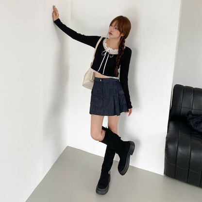 (Preorder) Lily Lace Knit Cardigan