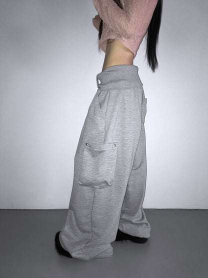 Folding Ring Studded Pants (2 Colours)