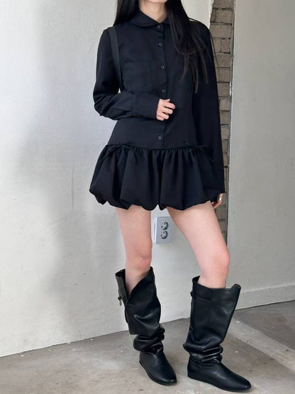 (DEC NEW) Puff Ribbon Dress