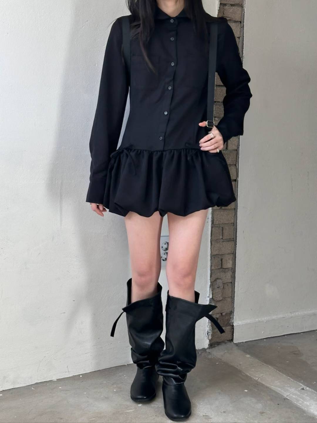 (DEC NEW) Puff Ribbon Dress