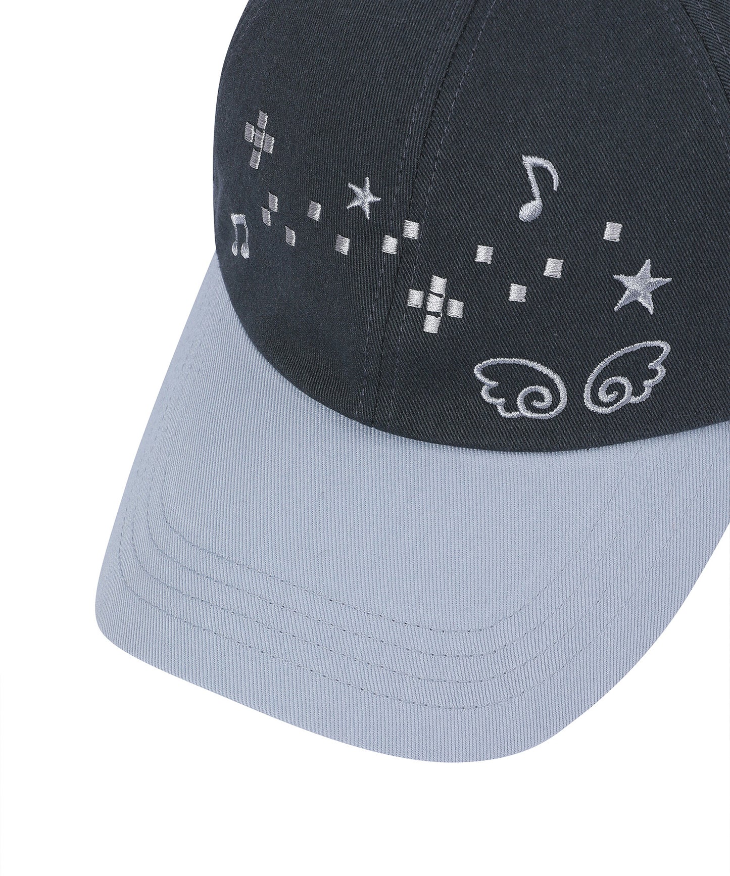 [BAUF] Angel Melody Ball Cap (Charcoal)