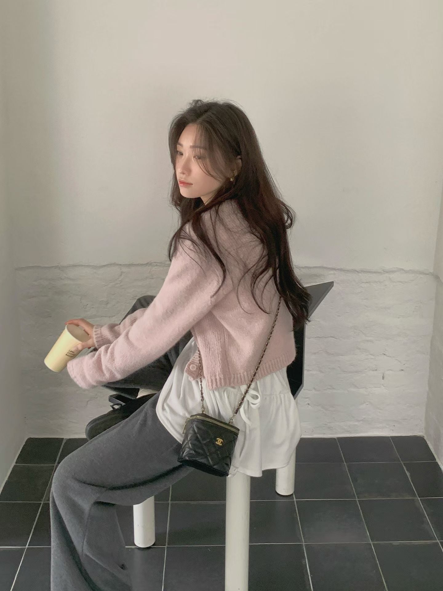 (Preorder) Pastel Dahlia Wool Cardigan