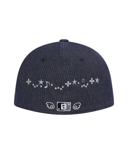 [BAUF] B Melody Cap (Stripe Navy)