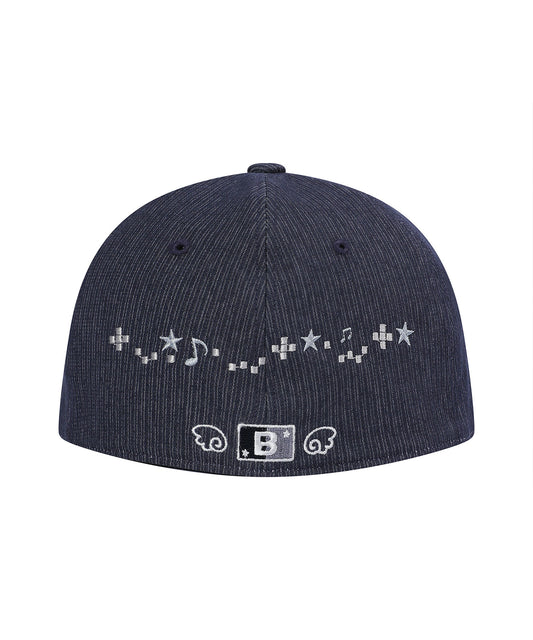 [BAUF] B Melody Cap (Stripe Navy)