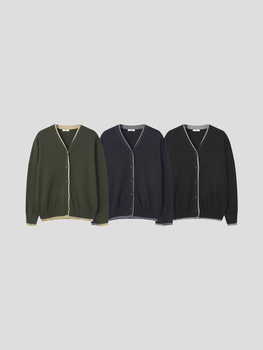 (Preorder) Unisex Men Layered Cardigan