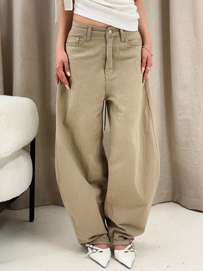 Corset Back Tie Pants