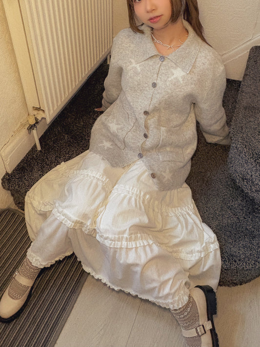 Three Season Fleece Underlining Maxi Skirt