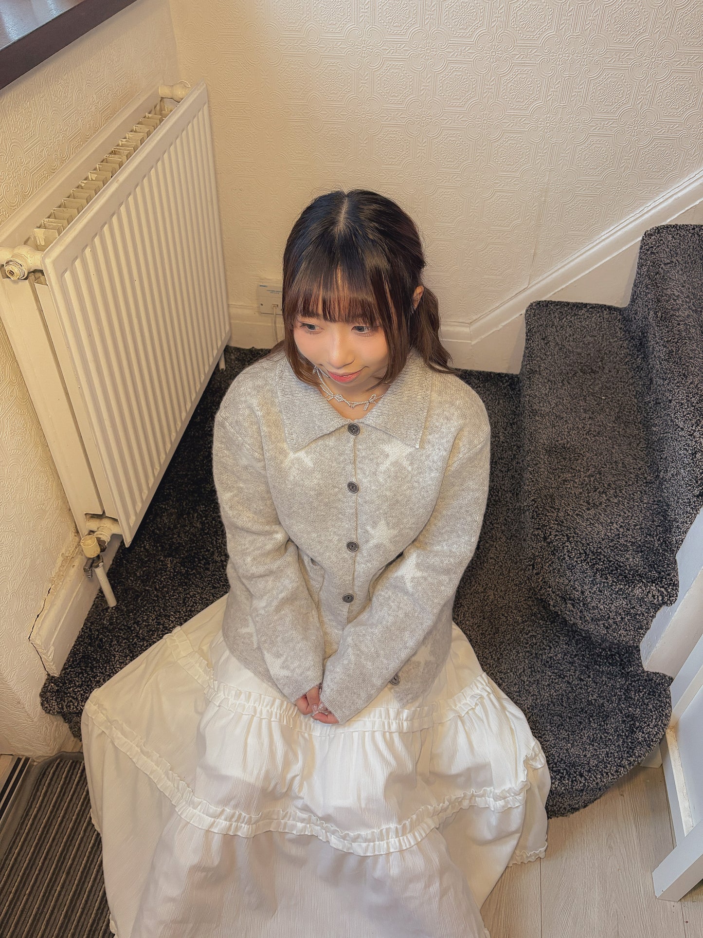 Three Season Fleece Underlining Maxi Skirt