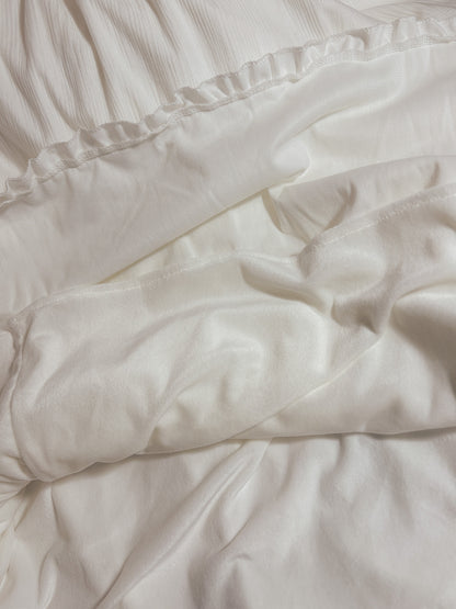 Three Season Fleece Underlining Maxi Skirt