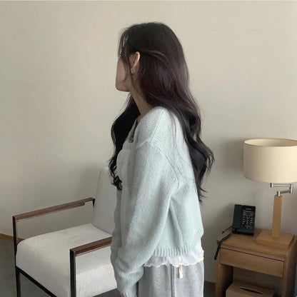 (Preorder) Pastel Dahlia Wool Cardigan