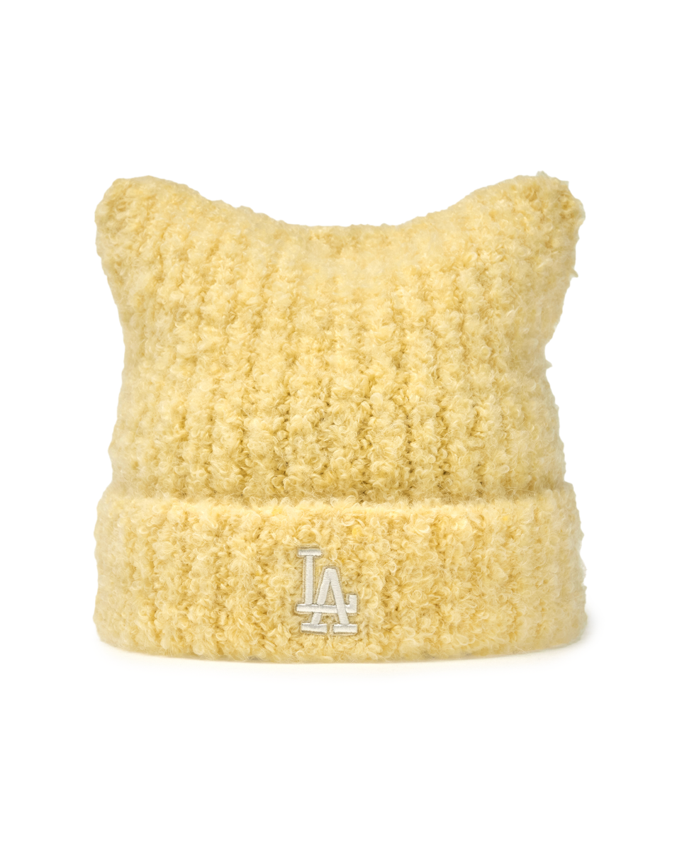 MLB PLUSH MEOWING BEANIE(Yellow)