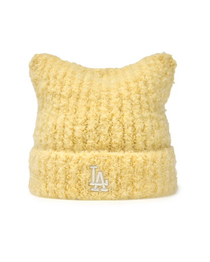 MLB PLUSH MEOWING BEANIE(Yellow)