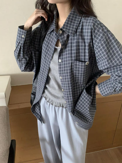 (Preorder) Latte check shirt