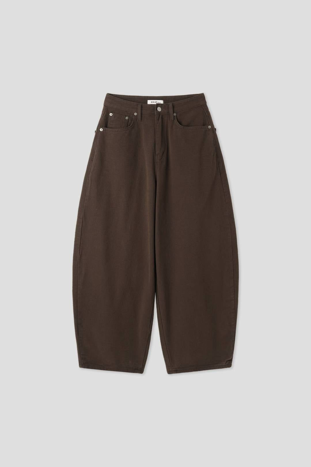 (Preorder) Leopard Fur Wide Balloon Pants