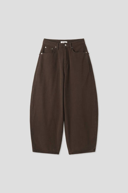 (Preorder) Leopard Fur Wide Balloon Pants