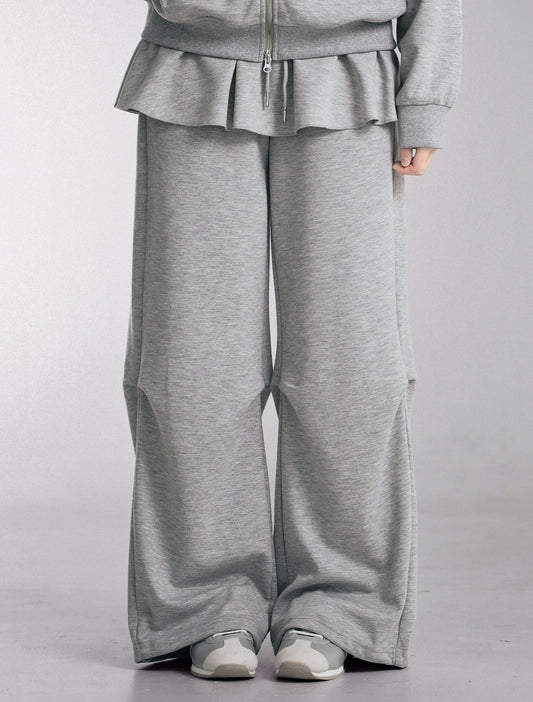 [LOOXP MADE] Flare banding layered skirt skirt pants