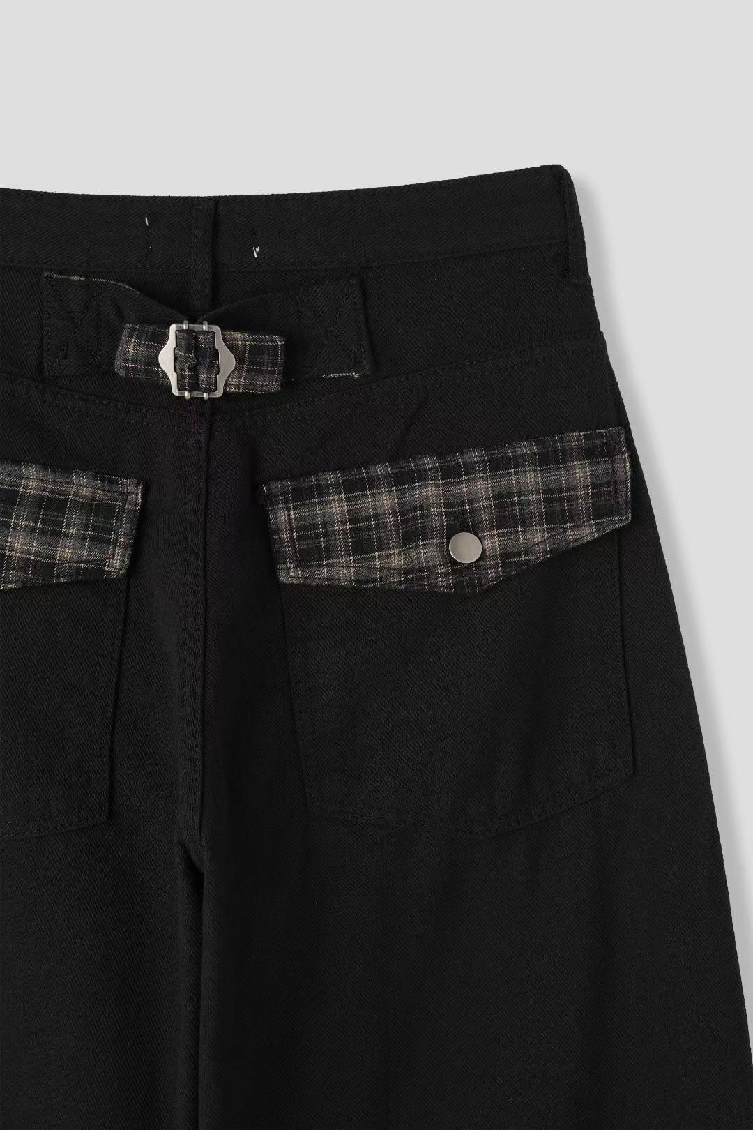 (Preorder) Wide Check Balloon Pants