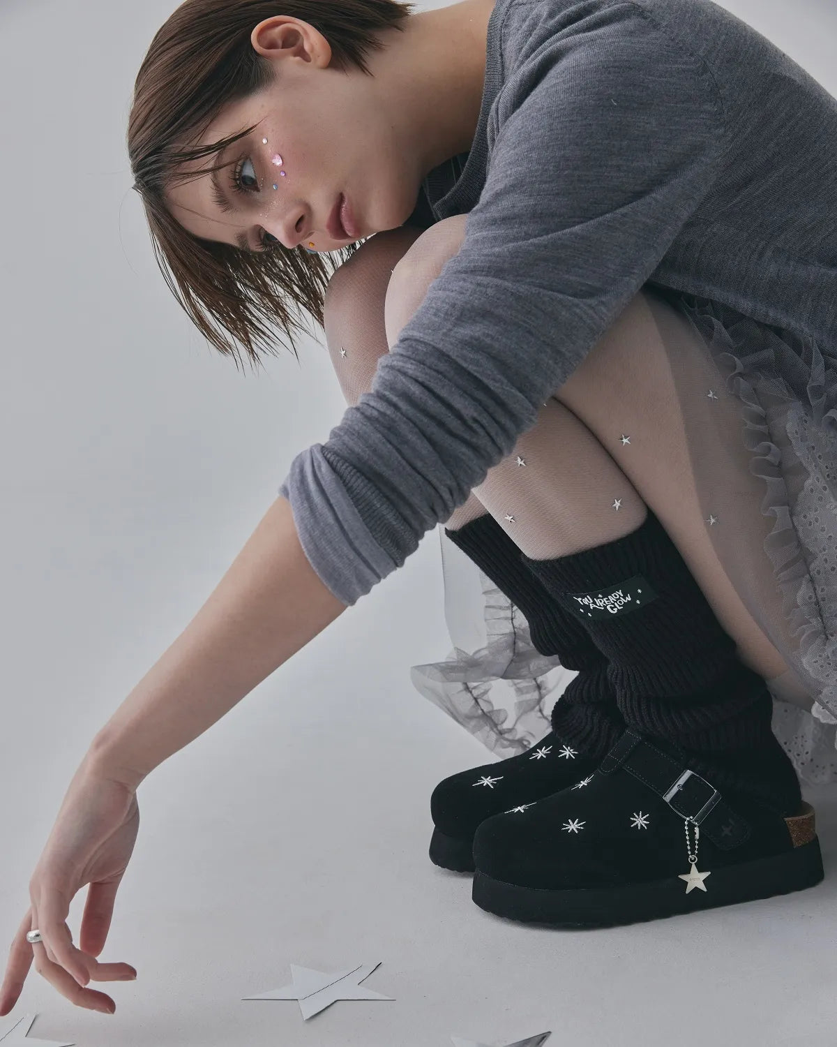 [OTZ X LOFA SEOUL] Toffee Suede Star Clog