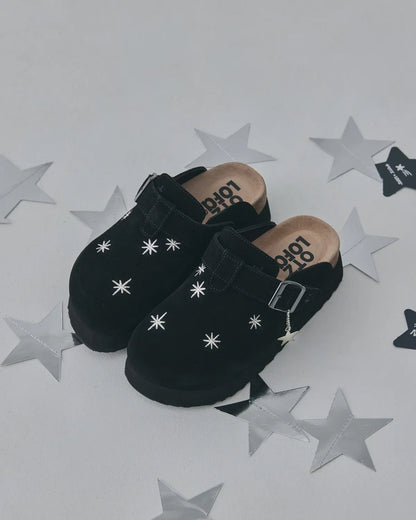[OTZ X LOFA SEOUL] Toffee Suede Star Clog