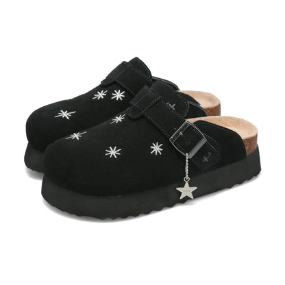 [OTZ X LOFA SEOUL] Toffee Suede Star Clog