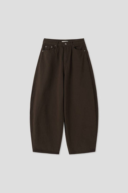 (Preorder) Wide Check Balloon Pants