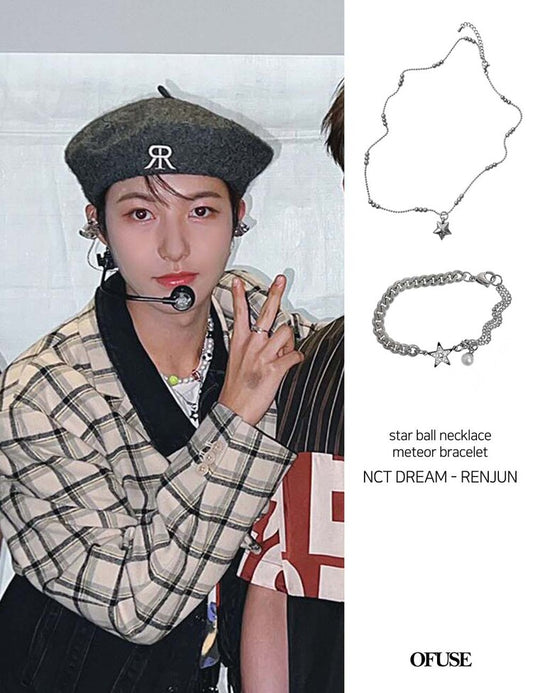 [OFUSE] NCT Dream Renjun pick! Star ball necklace