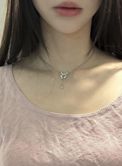 [OFUSE] Babymonster Ahyeon, i_dle Shuhua & Nmixx Jiwoo pick! Lace ribbon necklace