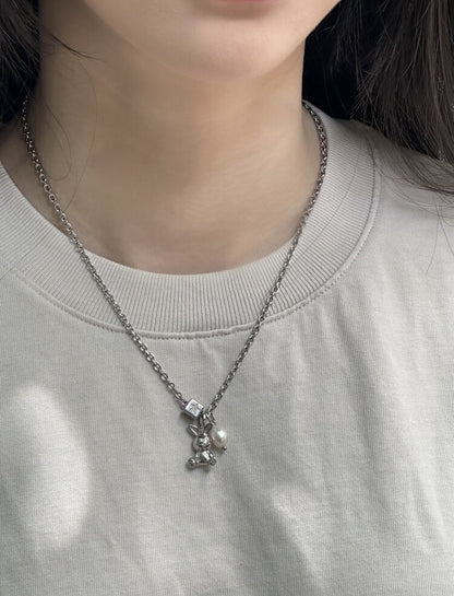 [OF USE] NCT DREAM Jaemin pick! Rabbit necklace