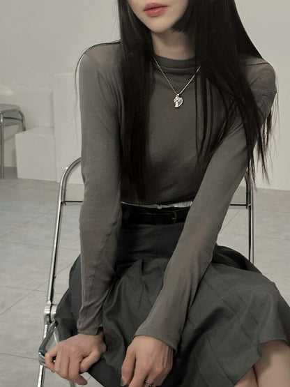 [OFUSE] IDLE Yuqi's pick! Matt heart cross necklace
