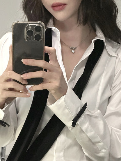 [OFUSE] 24 winter - cubic heart necklace