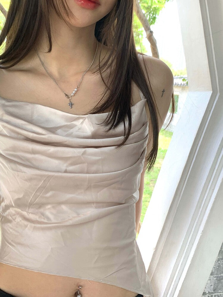 [OFUSE] Twice Mina pick!  Pearl cross necklace